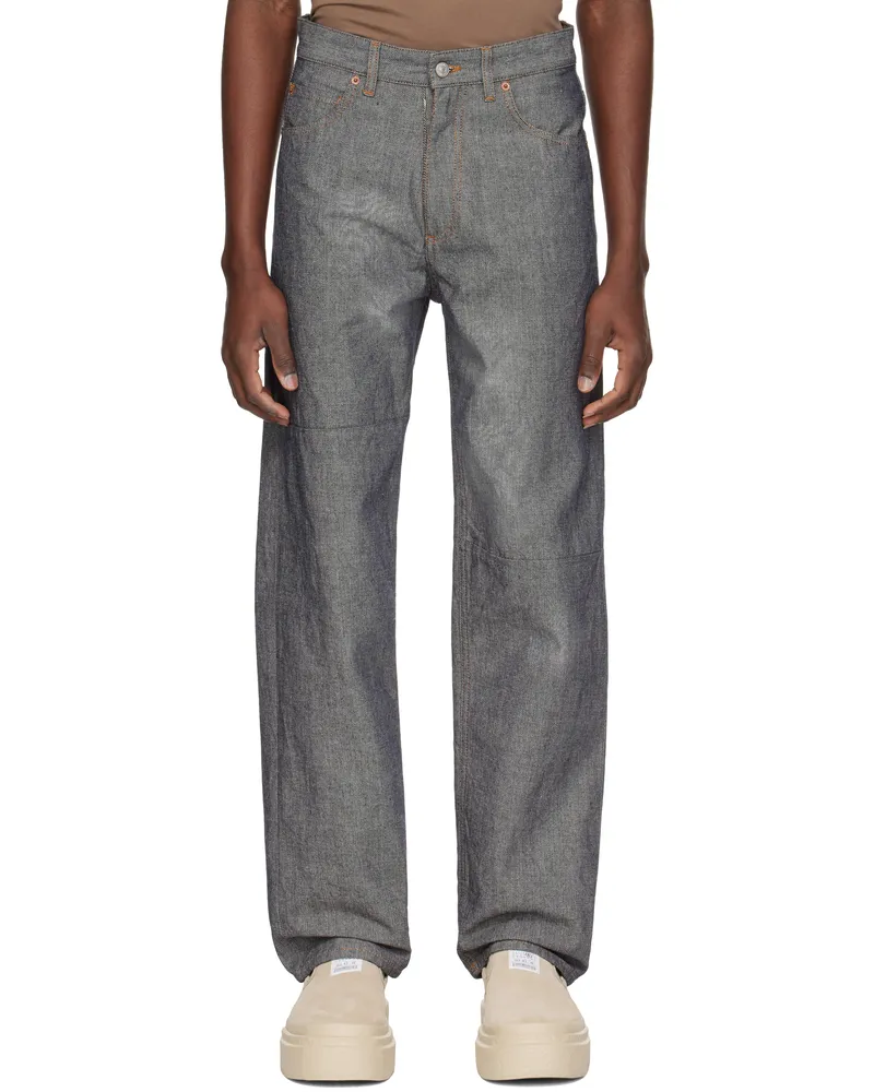 Maison Margiela Gray Straight-Leg Jeans 961