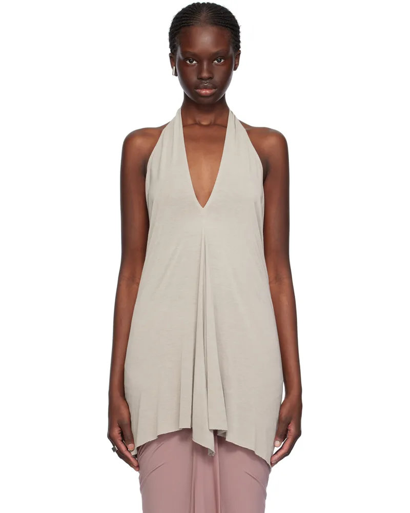 Rick Owens Off-White Halter Tank Top 08