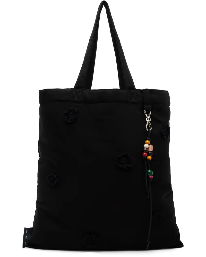 Song For The Mute Black Drape Daisy Tote Black