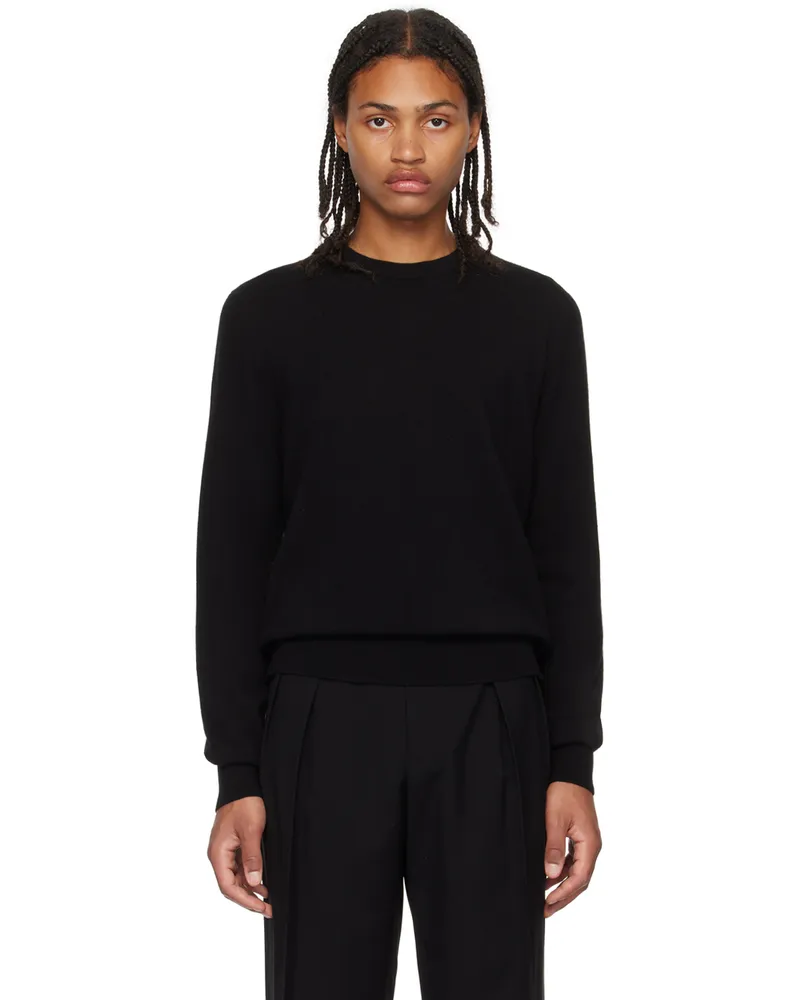 The Row Black Benji Sweater Black