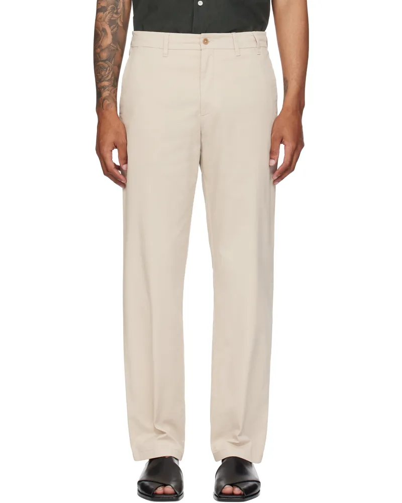 Norse Projects Off-White Norse Standard Chino Trousers Oatmeal2064