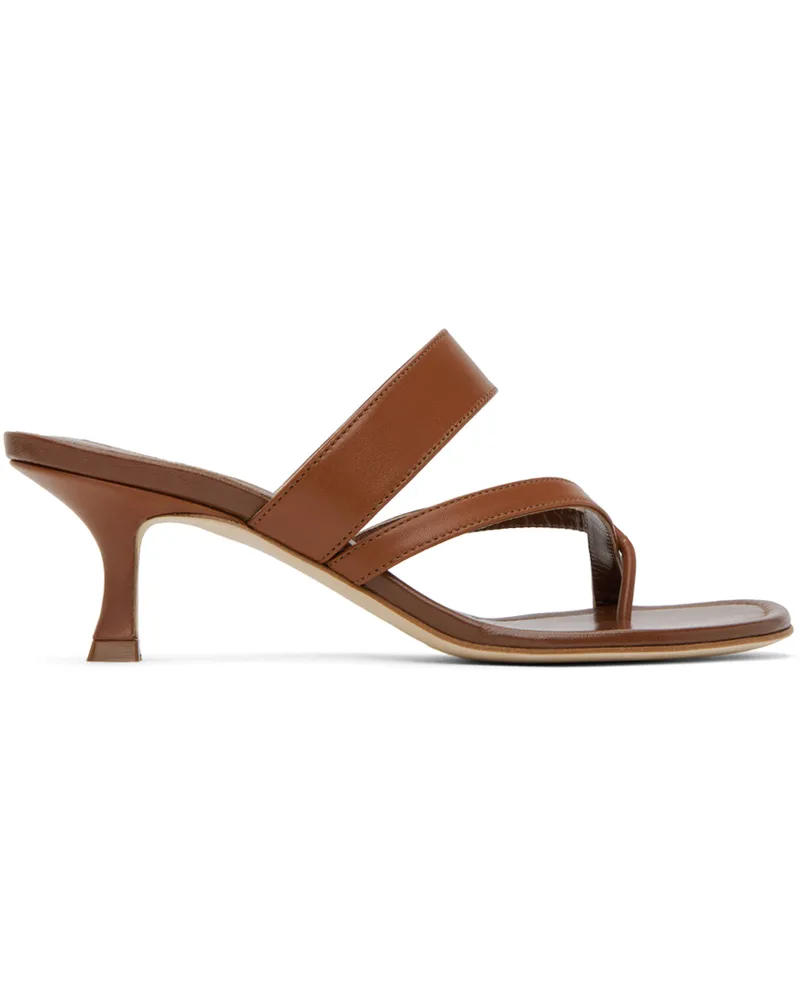 Manolo Blahnik Brown Susa Heels 2107