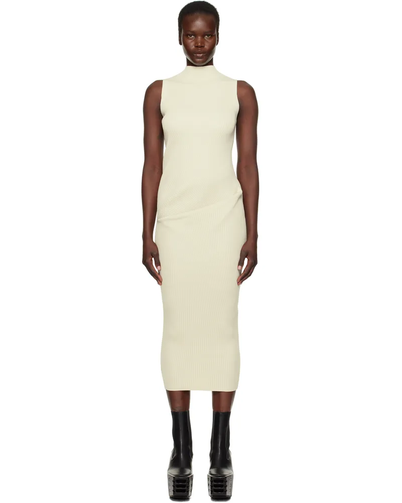 Rick Owens Off-White Hollywood Babel Midi Dress 41