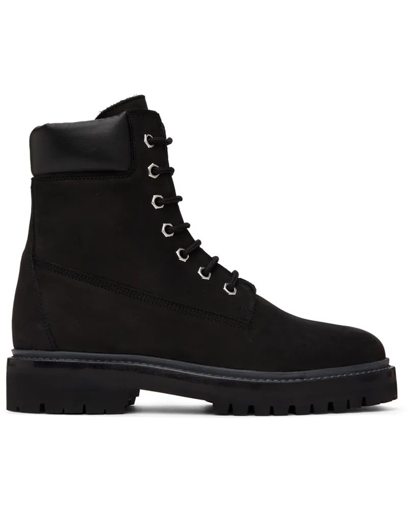LEGRES Black Trekking Boots Black