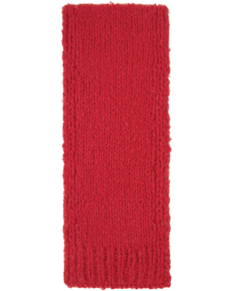 Gabriela Hearst Red Pyke Scarf Scr