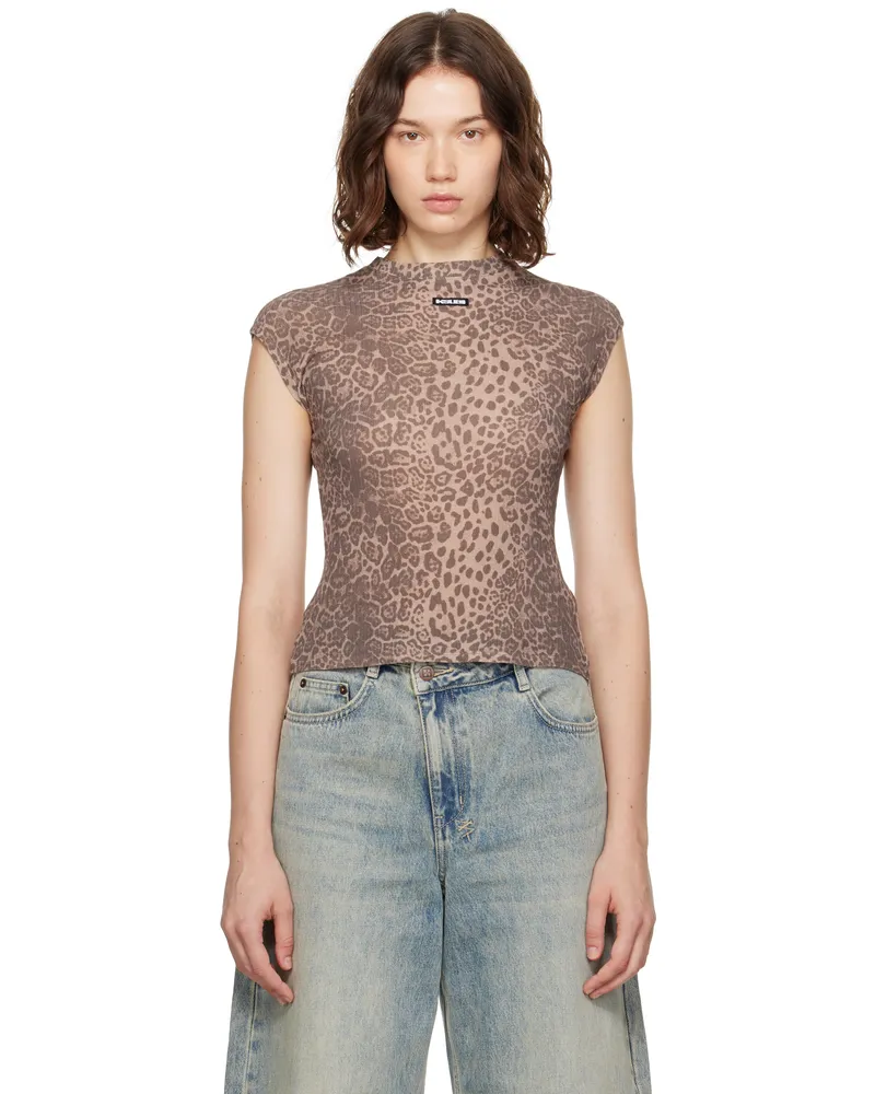ksubi Brown Staple S/S T-shirt Multi