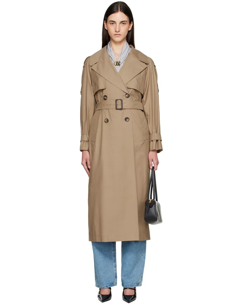 Max Mara Tan Otello Trench Coat 004
