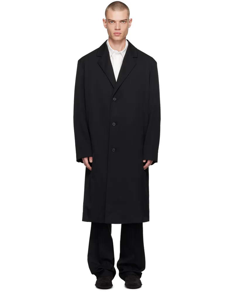 The Row Black Argo Coat Blk