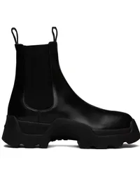 Proenza Schouler Black Stomp Chelsea Boots Black