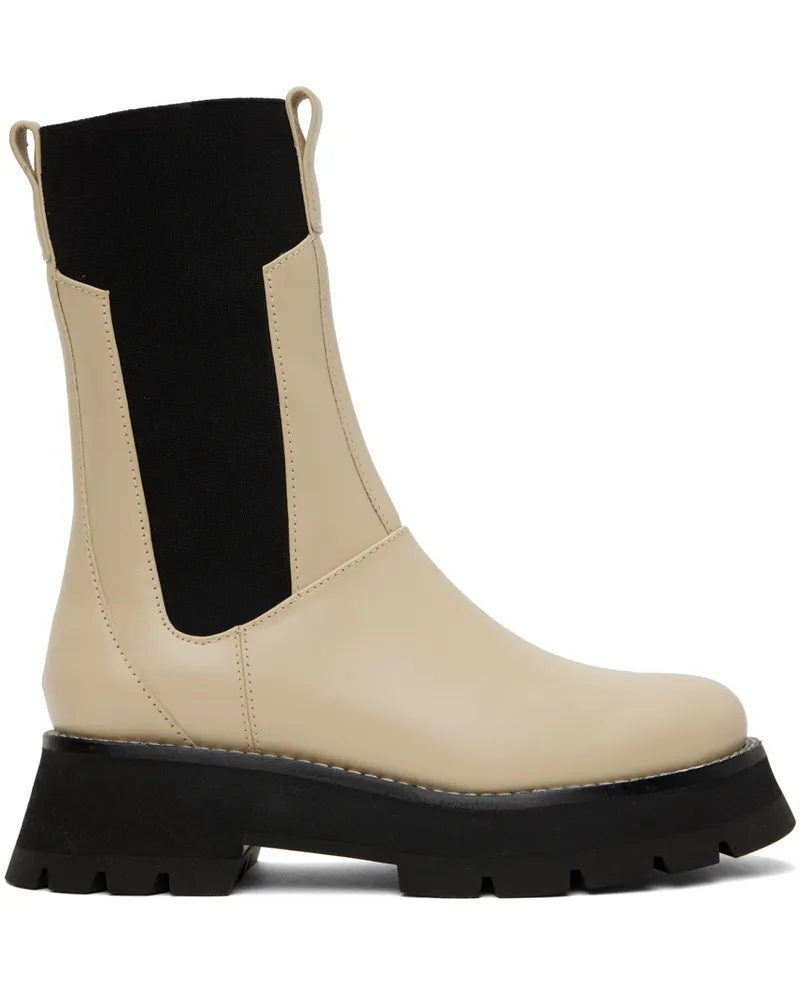 3.1 phillip lim Off-White Kate Combat Boots Creme