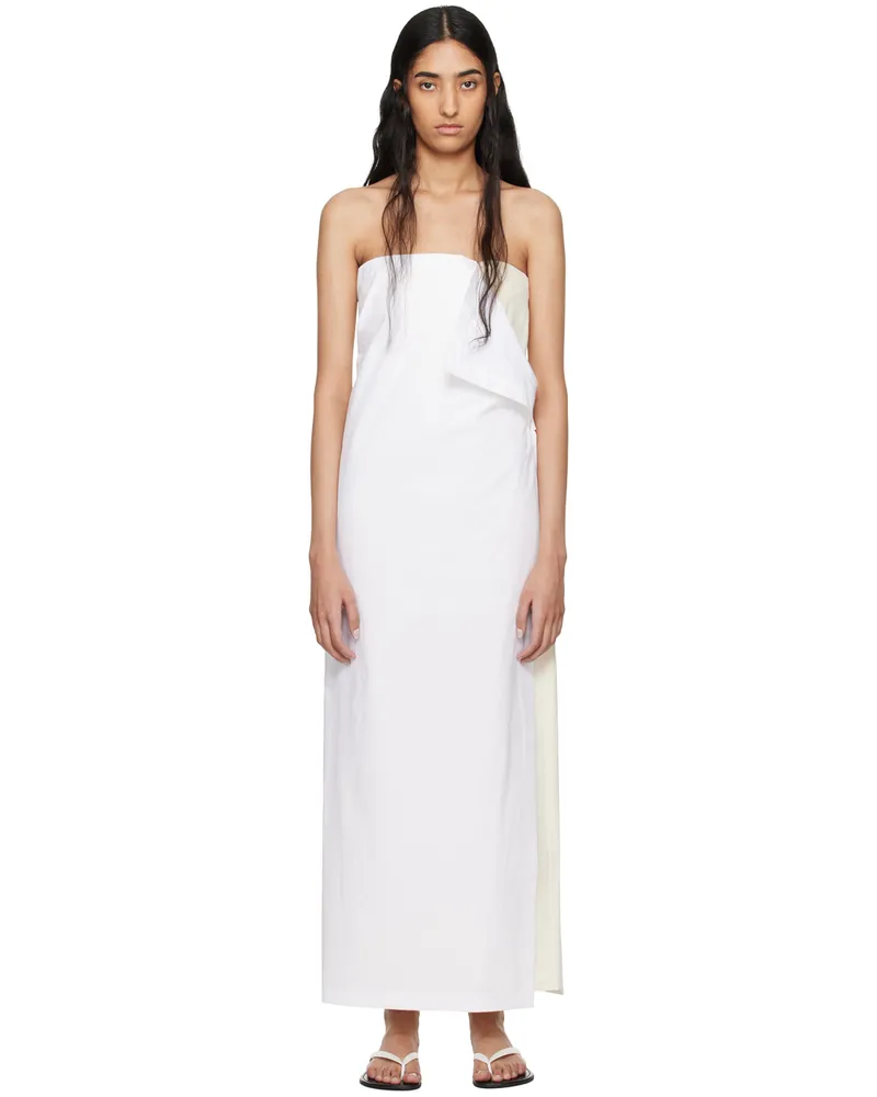 The Row Off-White Bernette Maxi Dress Owh