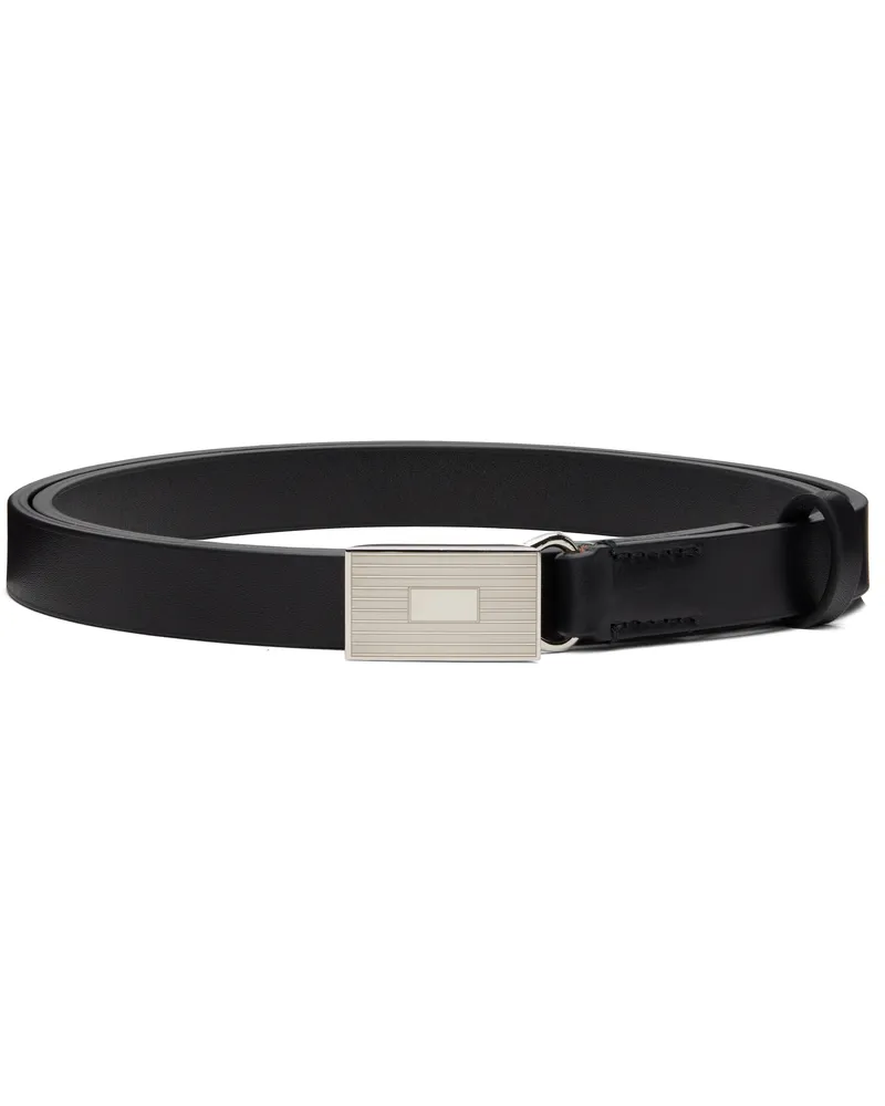 AURALEE Black Slide-Buckle Belt Black