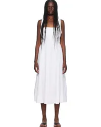 STAUD White Teresa Midi Dress Wht