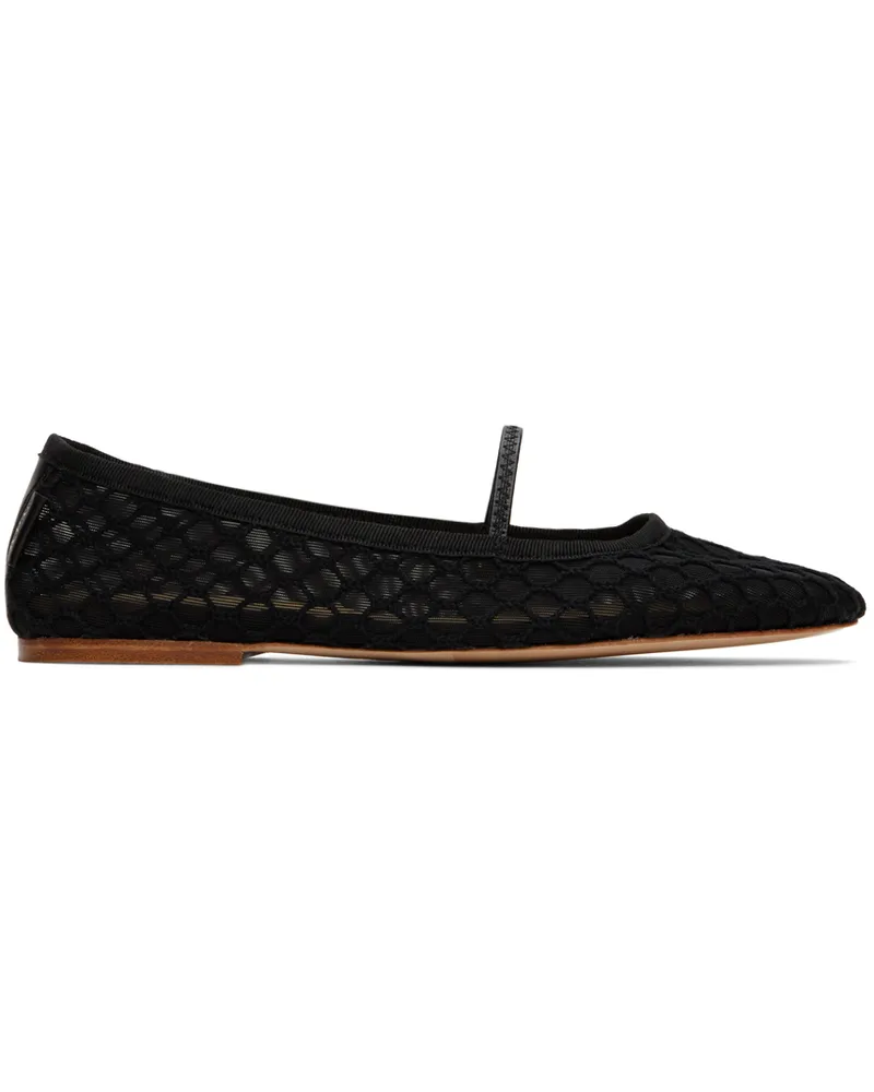 A.P.C. Black Swan Ballerina Flats Lzz