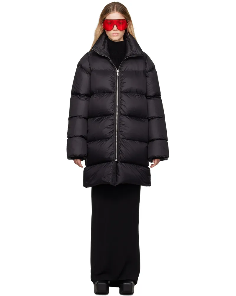 Rick Owens Black Porterville Turtle Down Coat 09