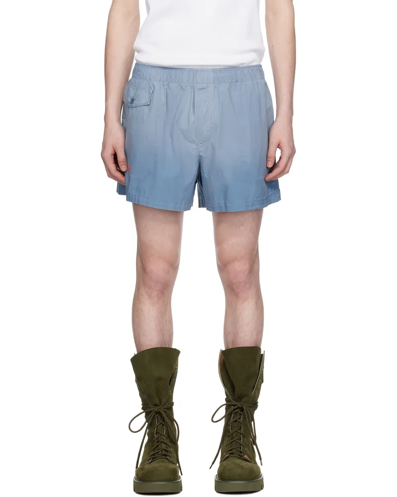 J.W.Anderson Blue Logo Print Shorts Light