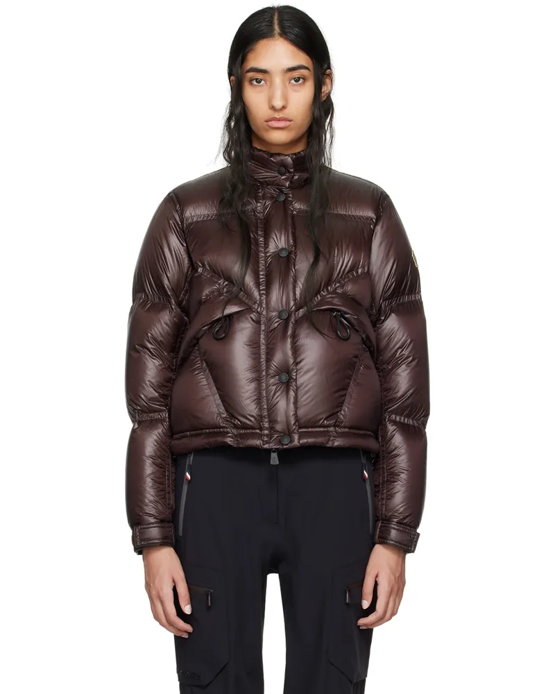 Moncler Brown Julier Down Jacket 48e