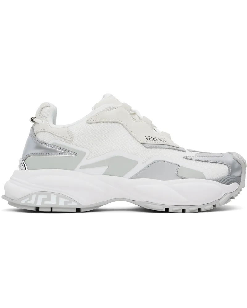 Versace White & Gray 'Versace' Mercury M_VS_04 Sneakers 2wp4p-white+light