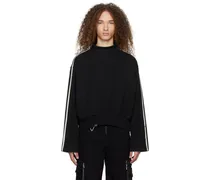 Black Linear Sweatshirt