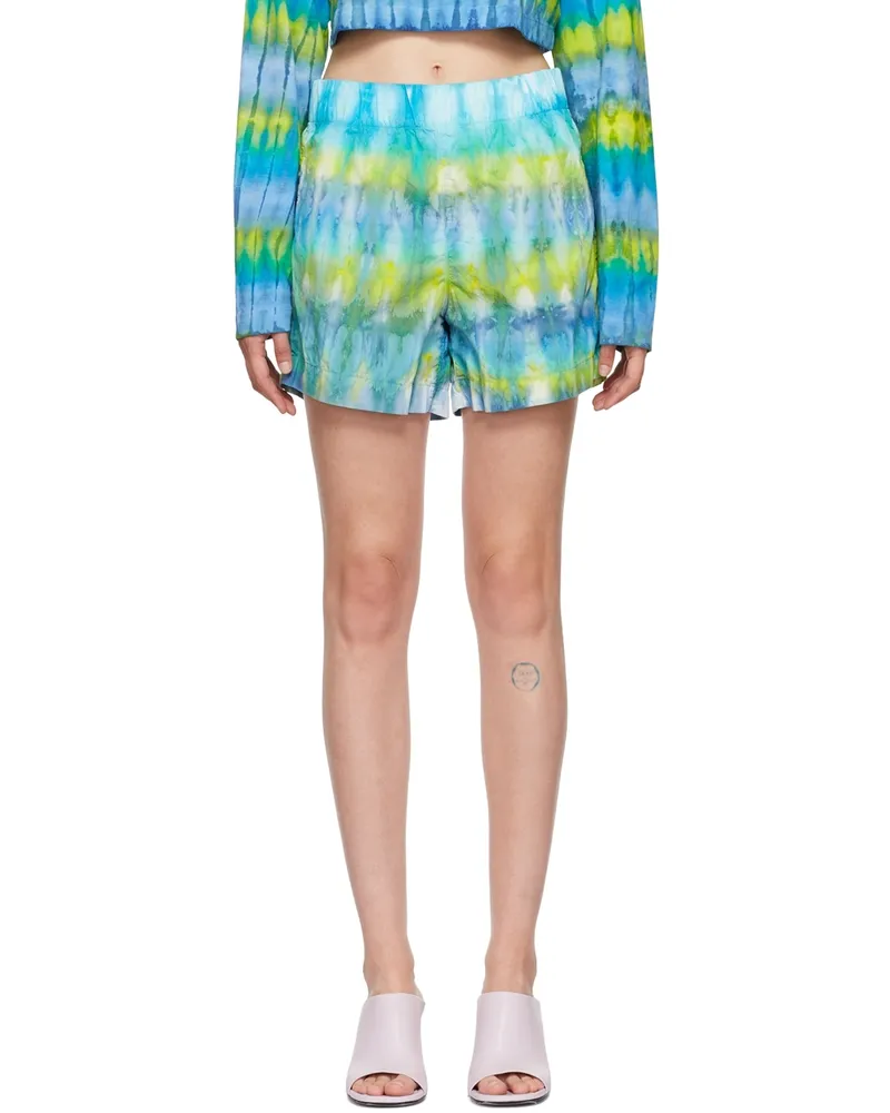 Cotton Citizen Multicolor Santorini Shorts Limelight