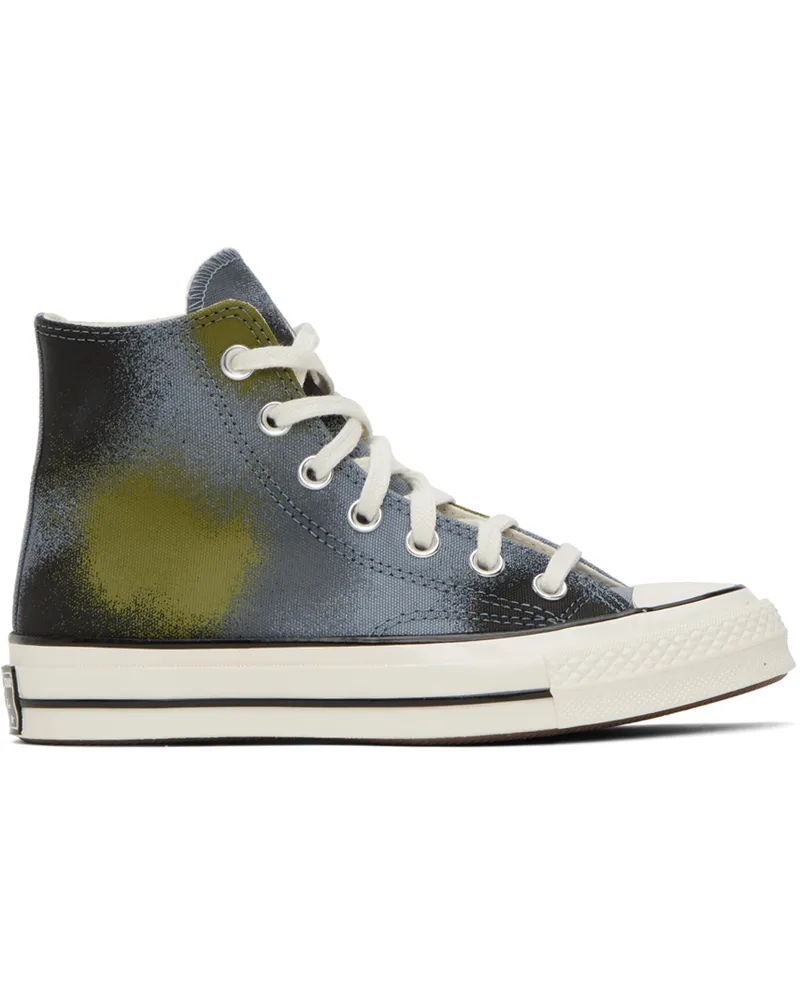 Converse Blue Chuck 70 Spray Paint Sneakers Lunar
