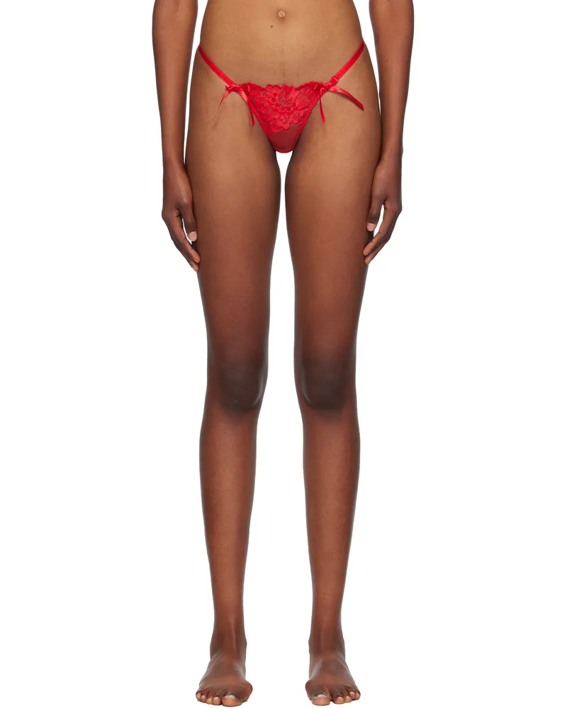 Agent Provocateur Red Cendrillon Thong 600000