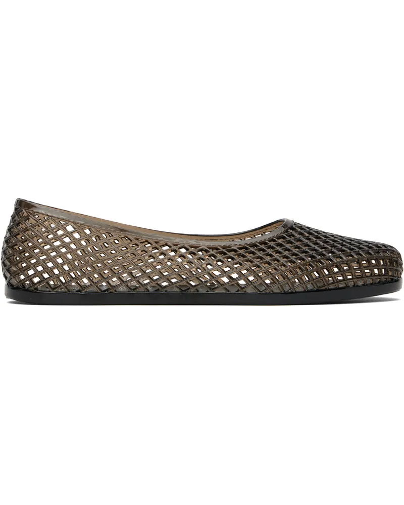 Ancient Greek Sandals Black Iro Ballerina Flats Black