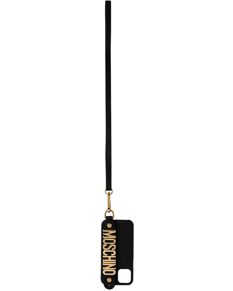 Moschino Black Logo iPhone 12/12 Pro Case A1555
