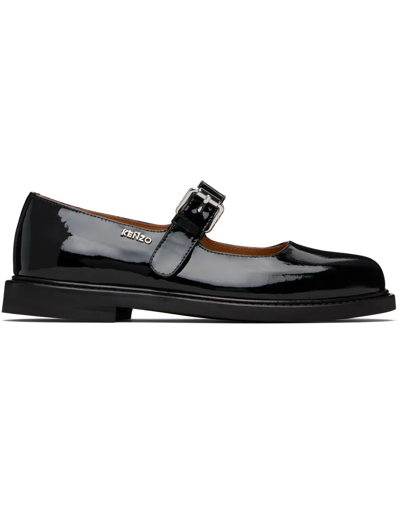 Kenzo Black Kenzo Paris 'KENZO Meari' Mary Jane Loafers Black