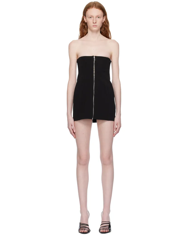 OFF-WHITE Black Ablohland Minidress Black