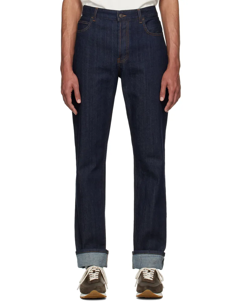 The Row Indigo Carlisle Jeans Indigo