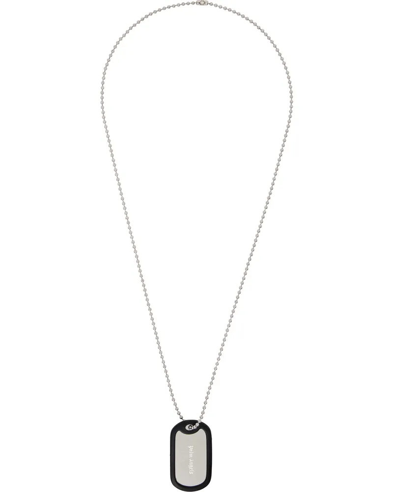 Palm Angels Silver Plate Necklace