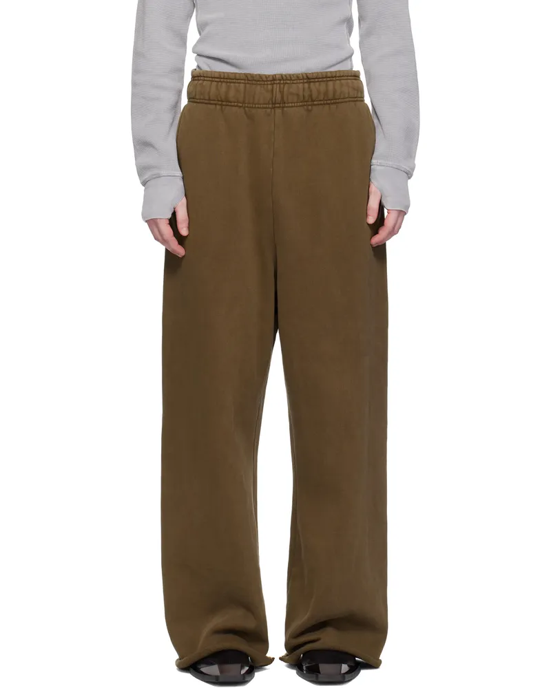 Entire Studios Brown Full Sweatpants Brunette
