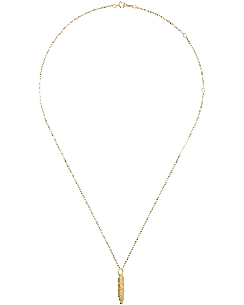 Alighieri Gold 'The Mini Annotator' Necklace 24