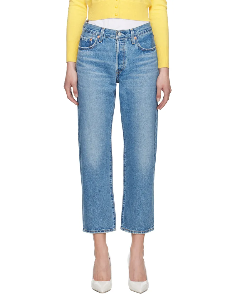 Levi's Blue 501 '90s Ankle Jeans Sweetest