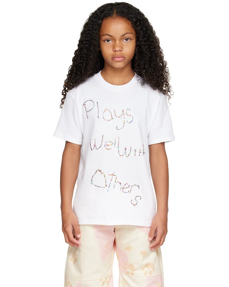 Collina Strada SSENSE Exclusive Kids White T-Shirt White