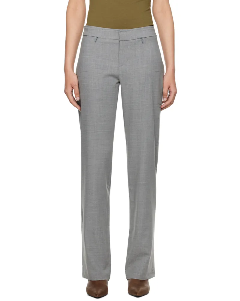 Paloma Wool Gray Baozi Trousers C