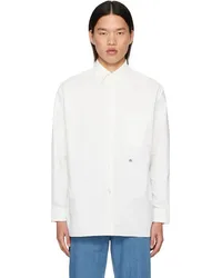 nanamica White Wind Shirt W