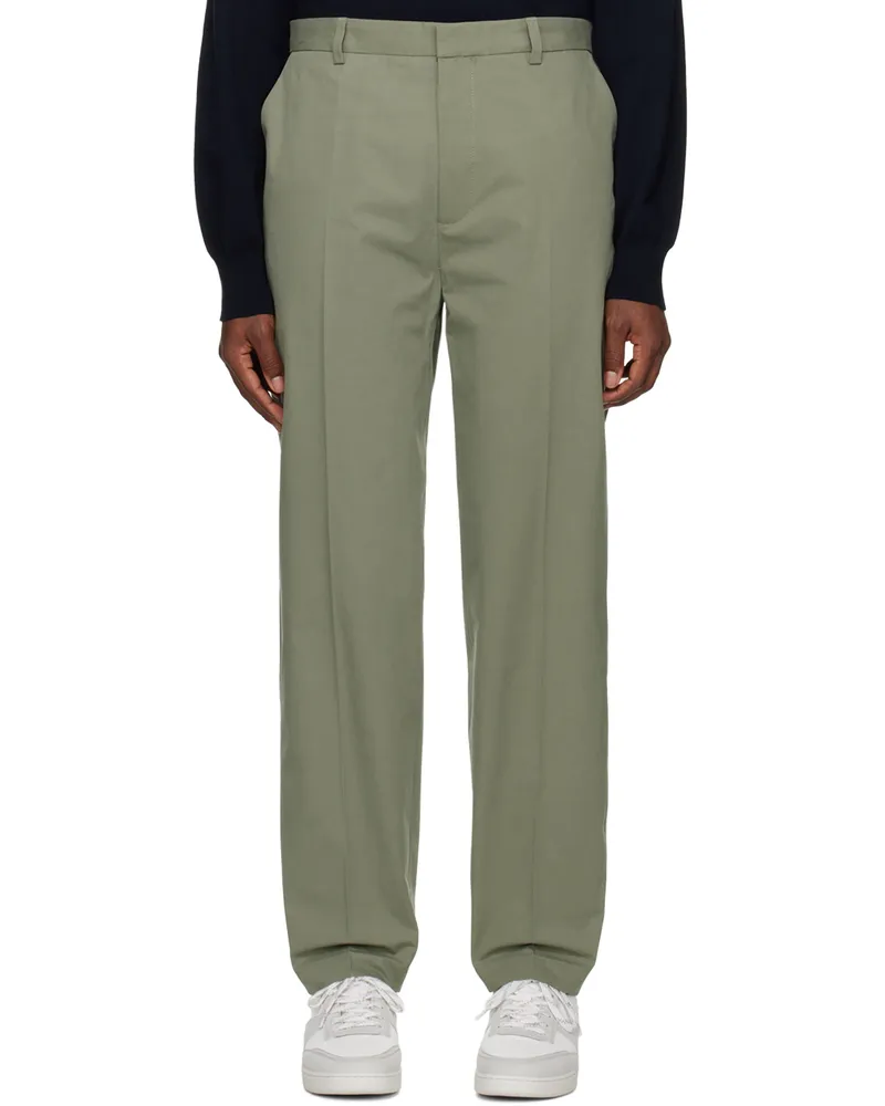 A.P.C. Khaki Massimo Trousers Kae
