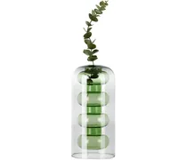 Green Tall Bump Vase