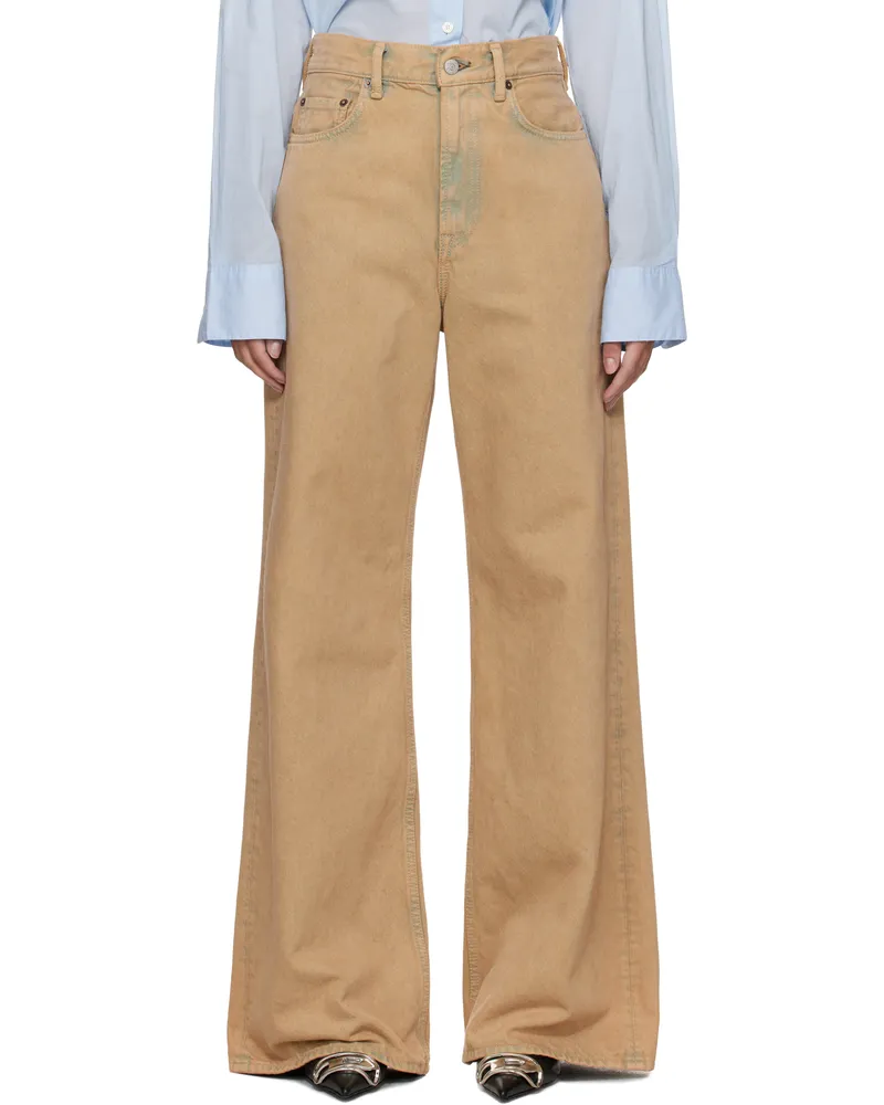 Acne Studios Beige Relaxed Fit 2022 Jeans 14l