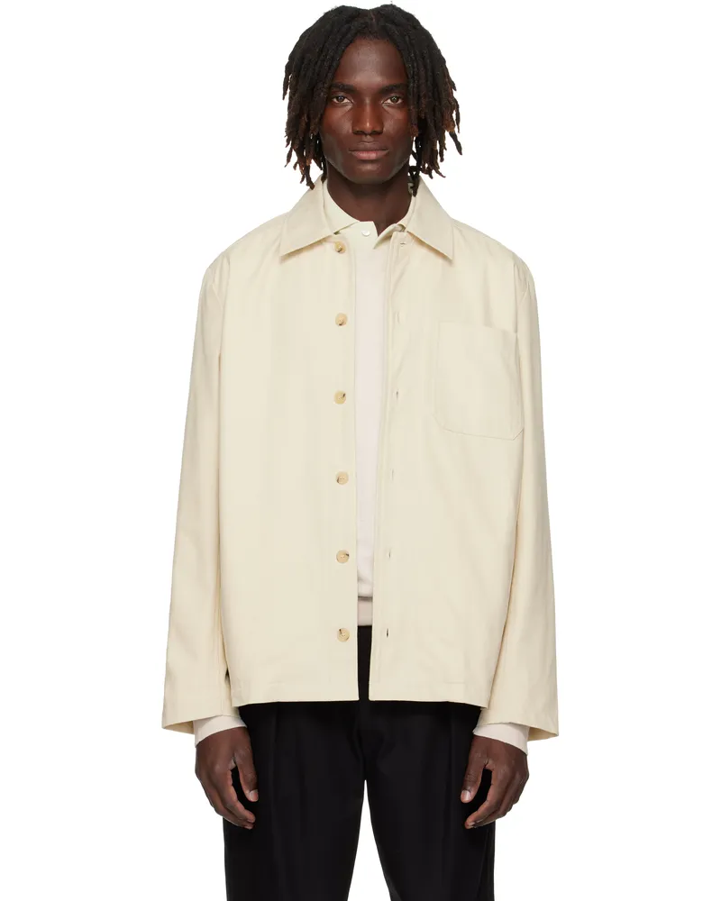 A.P.C. Beige Jeffray Jacket Aae