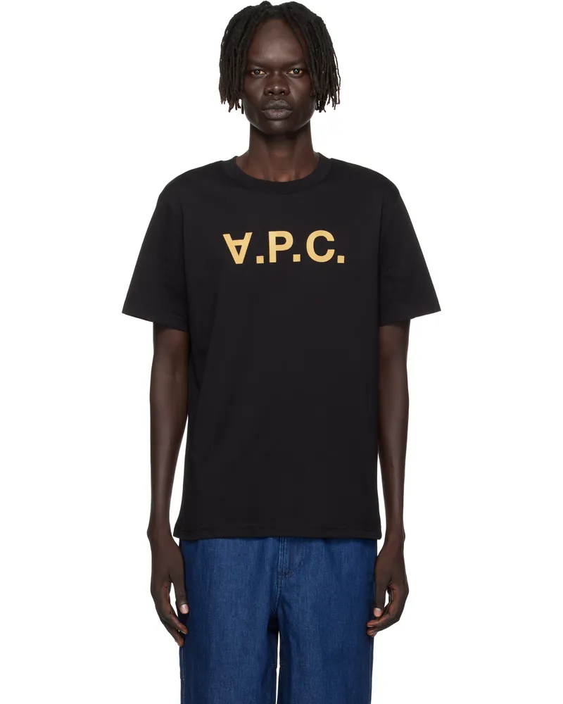 A.P.C. Black Standard Grand 'VPC' T-shirt Tzf