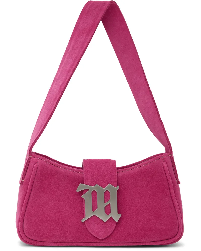 MISBHV Pink Suede Mini Bag Fuchsia