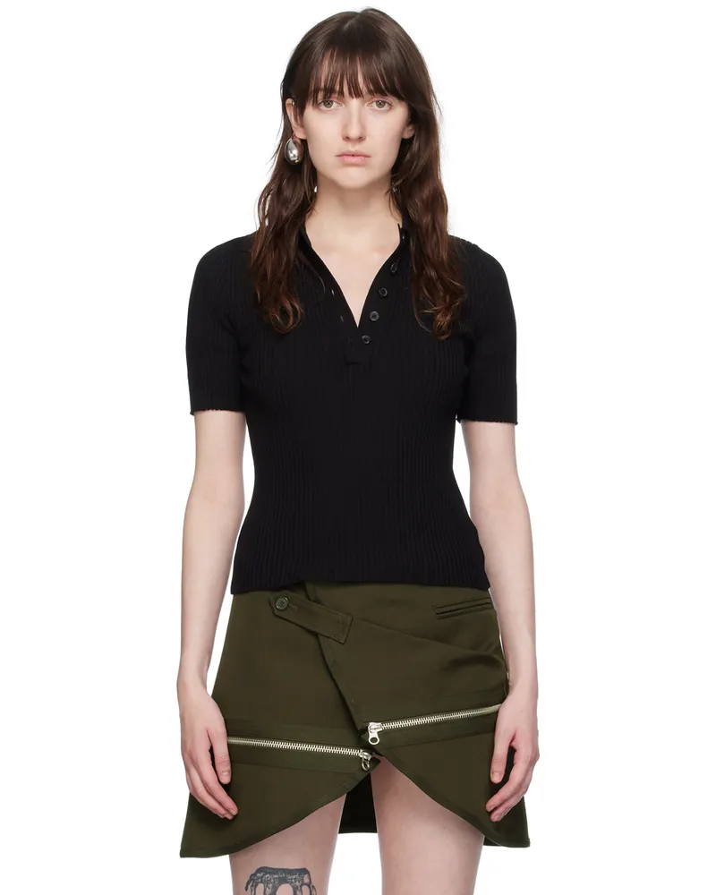 Courrèges Black Signature Polo 9999
