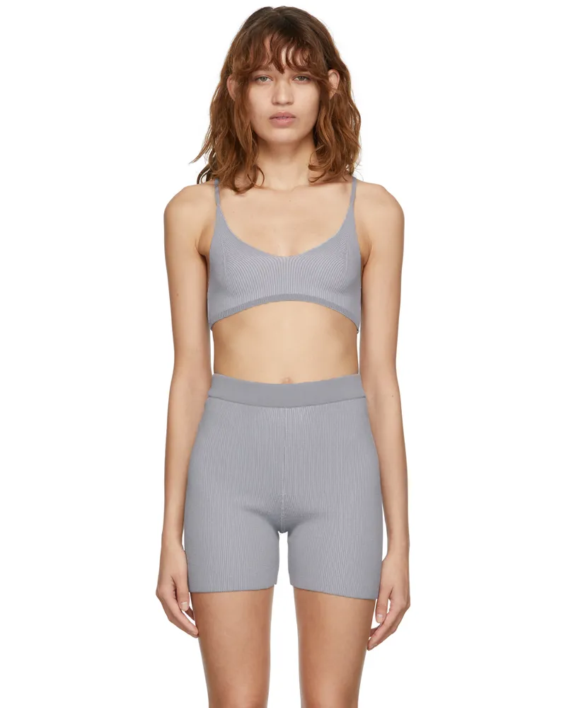 Jacquemus Grey 'Le Bandeau Valensole' Bra 910