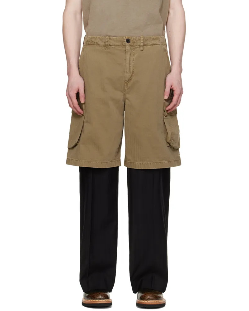 Our Legacy Taupe Mount Shorts Uniform