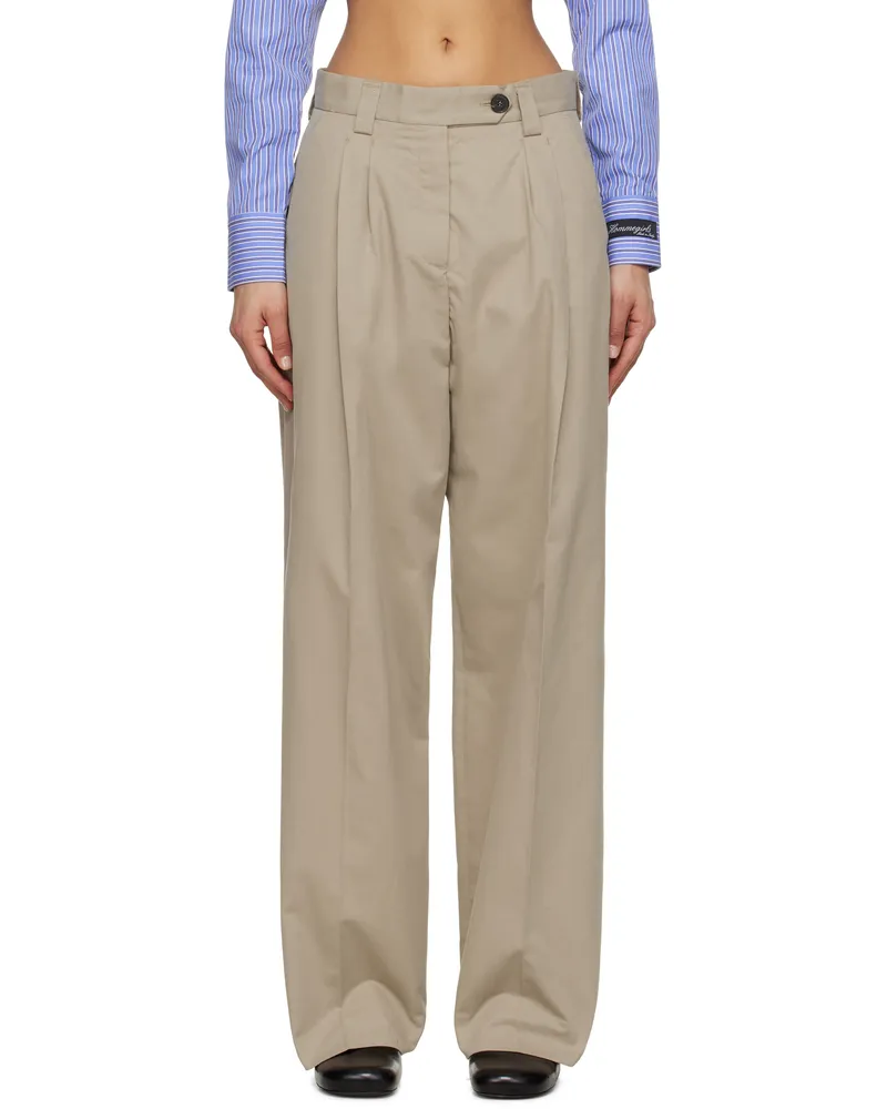 Mfpen Beige Favorite Trousers Chino