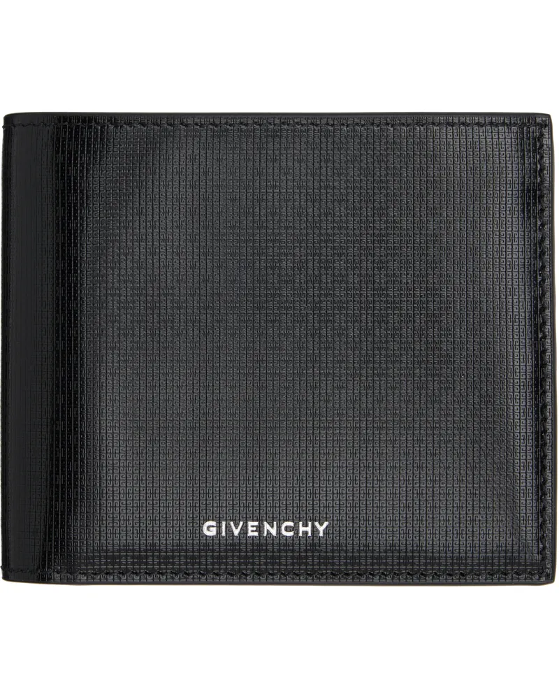 Givenchy Black 4G Leather Wallet 001-black