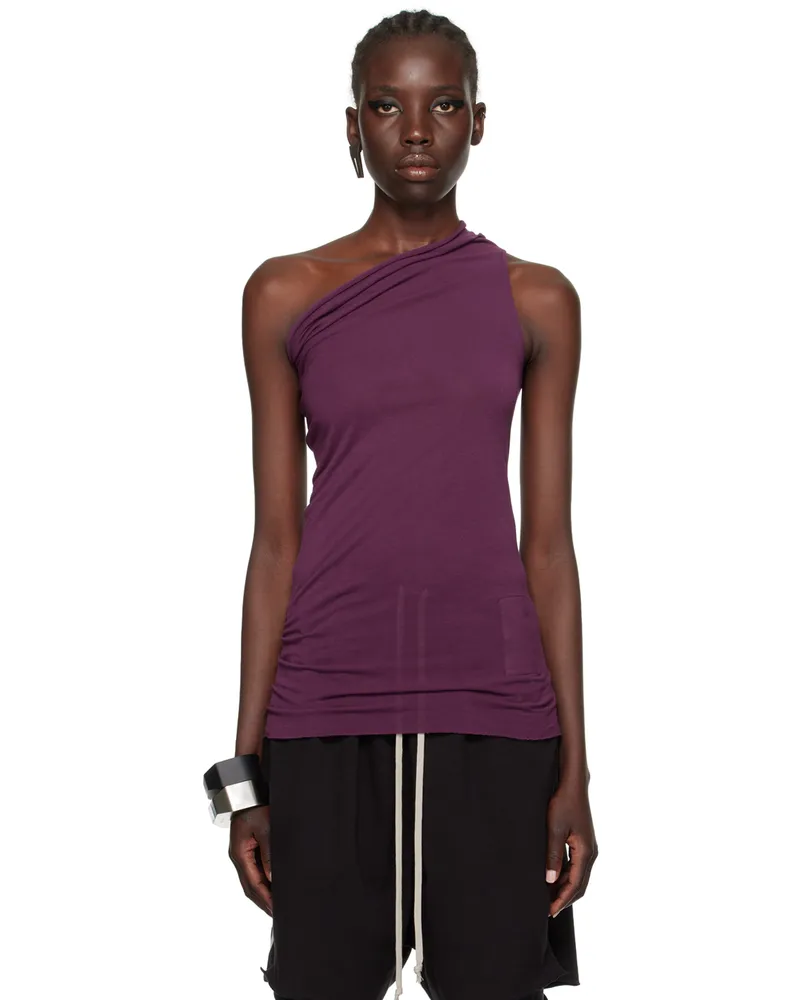 Rick Owens SSENSE Exclusive Purple KEMBRA PFAHLER Edition Athena Tank Top 143